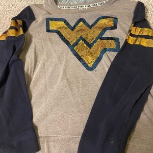 Pink WV Crew Neck. Size medium.
